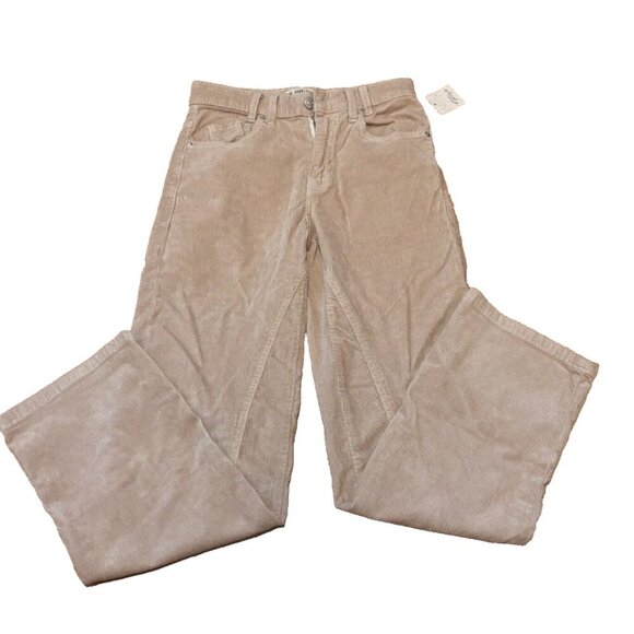 Free People We The Free Risk Taker High Rise Ivory Cord Jeans Size 25 NWT - Picture 2 of 7